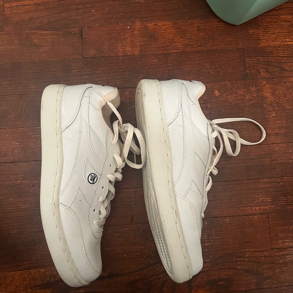 MAC GREGOR LEATHER UPPER WHITE  MEN'S SHOES SIZE 9.5